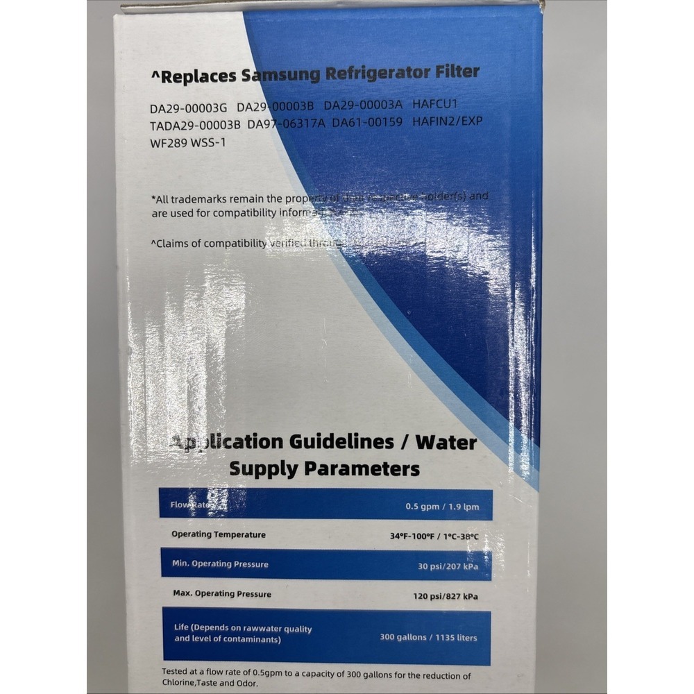 2 Pack Samsung Refrigerator ICEPURE RWF1100A Replacement Water Filter New Sealed - Picture 2 of 5